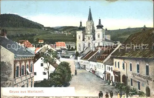 Mariazell Steiermark Dorfpartie Basilika Kat. Mariazell