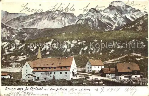 St Christoph Arlberg Restauration Hospiz Alpen Kat. St. Anton am Arlberg