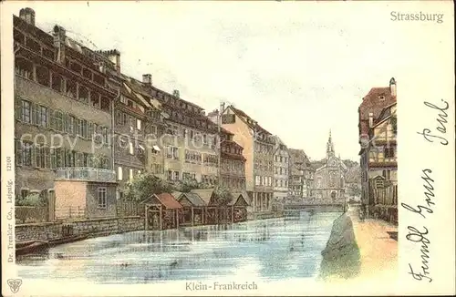 Strassburg Elsass Klein Frankreich Kat. Strasbourg