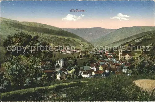 Stossweier Gesamtansicht mit Vogesen Kat. Stosswihr