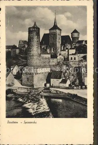 Bautzen Spreewehr Altstadt Turm Kat. Bautzen