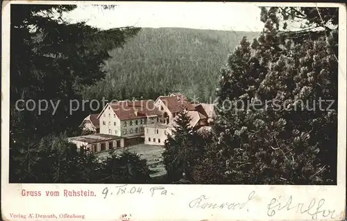 Baiersbronn Schwarzwald Ruhestein Kat. Baiersbronn