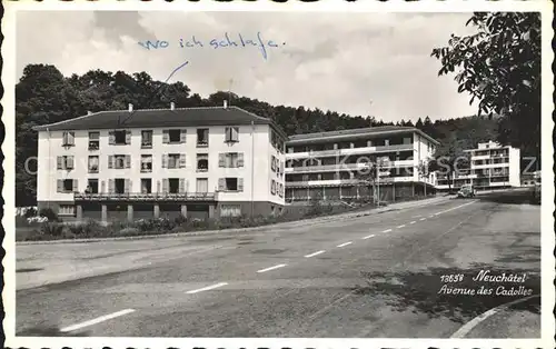 Neuchatel NE Avenue des Cadolles Kat. Neuchatel