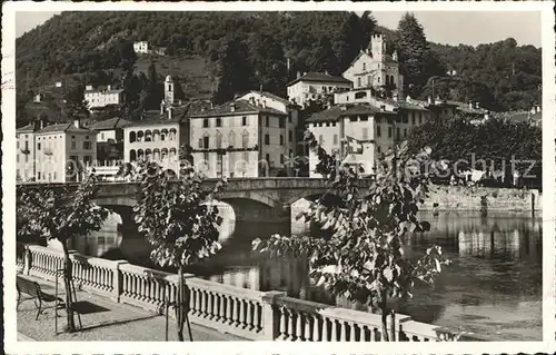 Ponte Tresa Lago di Lugano Bruecke Kat. Ponte Tresa