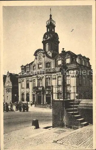 Schwaebisch Hall Rathaus und Pranger Kat. Schwaebisch Hall
