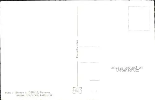 Yverdon les Bains Lac de Neuchatel vue aerienne Kat. Yverdon les Bains