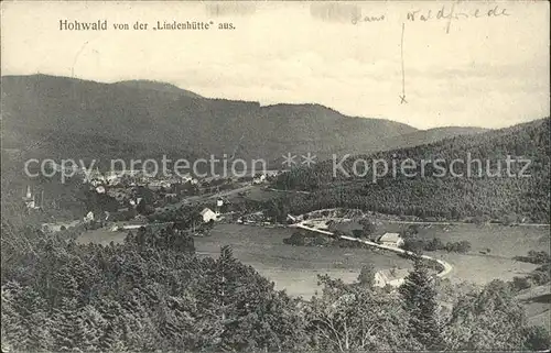 Hohwald Le Panorama Blick von der Lindenhuette aus Kat. Le Hohwald