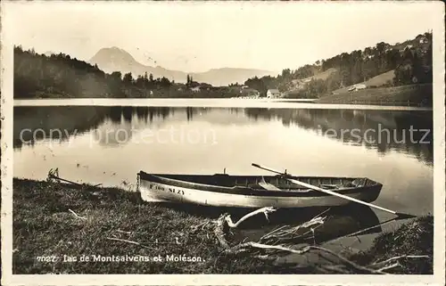 Lac de Montsalvens et Moleson Boot Kat. Gruyeres