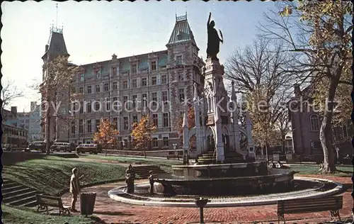 Quebec Monument de la Foi Place d Armes Kat. Quebec