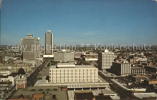 Edmonton Alberta Aerial view of Downtown Skyscraper Kat. Edmonton