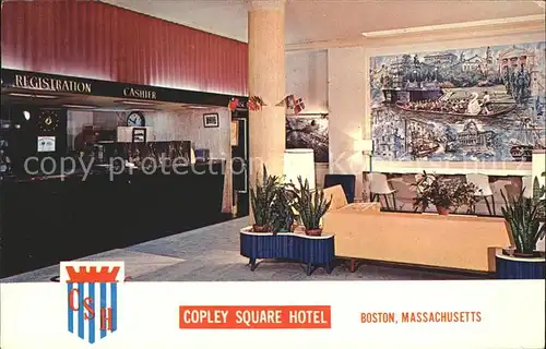 Boston Massachusetts Copley Square Hotel Kat. Boston