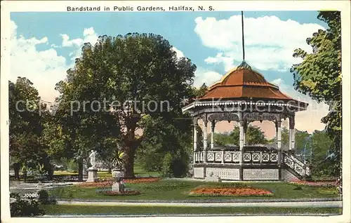 Halifax Nova Scotia Bandstand in Public Gardens Kat. Halifax