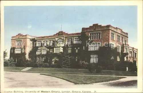 London Ontario Science Building University of Western Ontario Kat. London