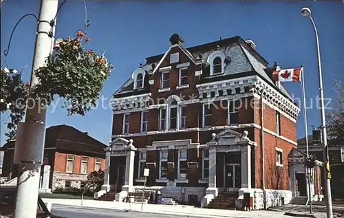 Kincardine Old Post Office Building built in 1905 Flag Kat. Kincardine