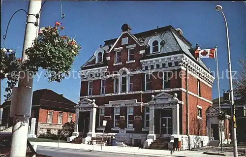 Kincardine Old Post Office Building built in 1905 Flag Kat. Kincardine