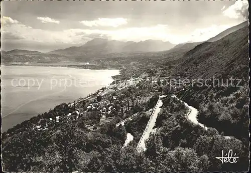 Le Bourget du Lac Savoie Panorama Route du Col du Chat Lac Kat. Le Bourget du Lac