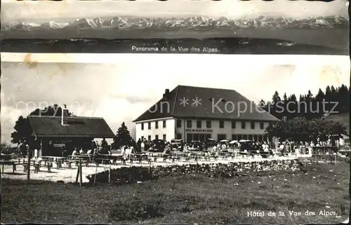 La Vue des Alpes Hotel Restaurant Panorama Kat. La Vue des Alpes