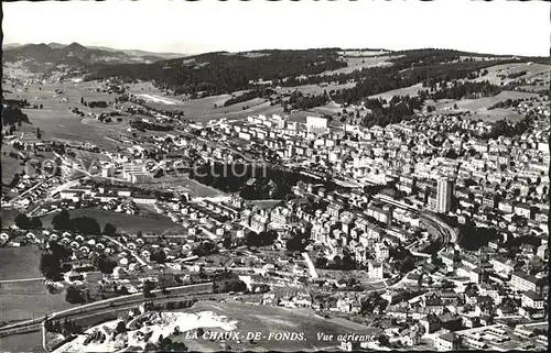 La Chaux de Fonds Vue aerienne Kat. La Chaux de Fonds