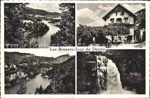 Les Brenets Saut du Doubs Cascade Wasserfall Hotel Kat. Les Brenets