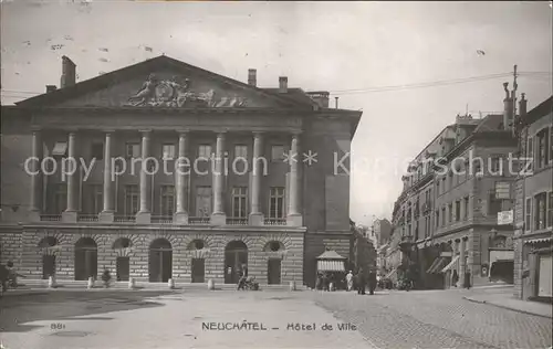 Neuchatel NE Hotel de Ville Kat. Neuchatel