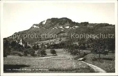 Blonay Chateau et les Pleiades Kat. Blonay