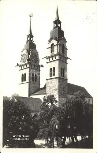 Winterthur Stadtkirche Kat. Winterthur