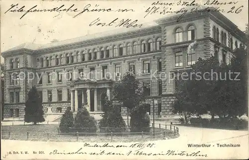 Winterthur Technikum Kat. Winterthur
