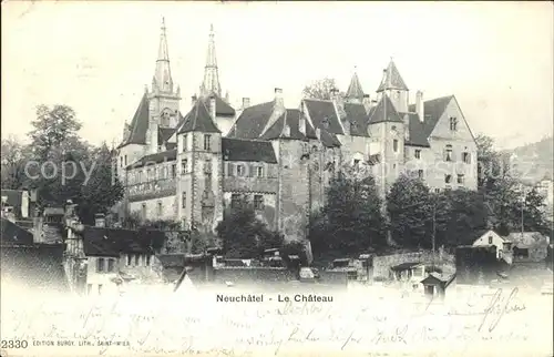 Neuchatel NE Chateau Schloss Kat. Neuchatel