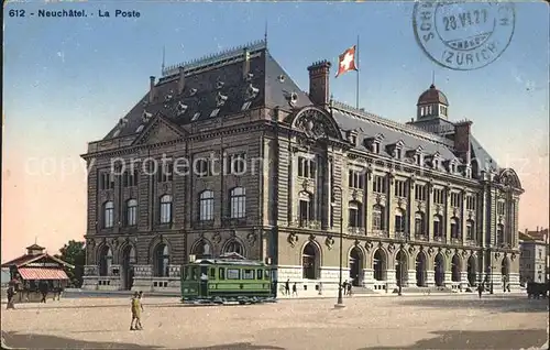 Neuchatel NE La Poste Kat. Neuchatel