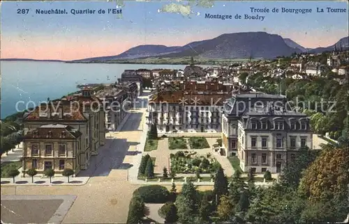 Neuchatel NE Quartier de l Est Montagne Kat. Neuchatel