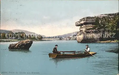 Les Brenets Bords du Doubs Bateau Kat. Les Brenets