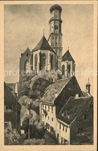 Augsburg St Ulrichskirche Kuenstler J. Marschall Kat. Augsburg