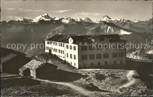 Gemmipass Wallis Berghotel Wildstrubel Panorama Walliser Alpen Kat. Gemmipass