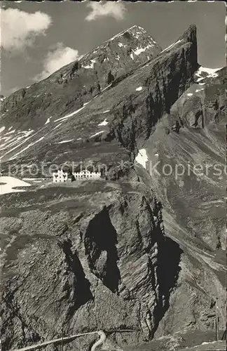 Gemmipass Wallis Berghotel Wildstrubel mit Rinderhorn Plattenhorn Kat. Gemmipass