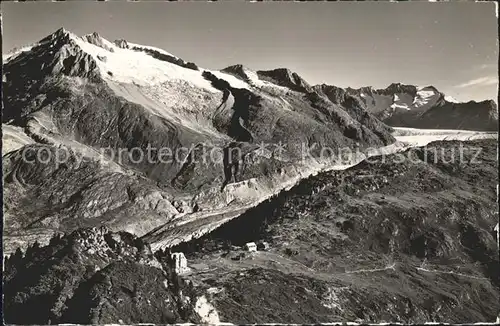 Riederhorn Riederfurka Aletschgletscher Gebirgspanorama Kat. Riederhorn