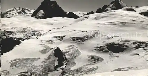 Arolla VS Aiguille de la Tsa Monte Rosa Cervin Dent d'Herens Glacier de Ferpecle / Arolla /Bz. Herens