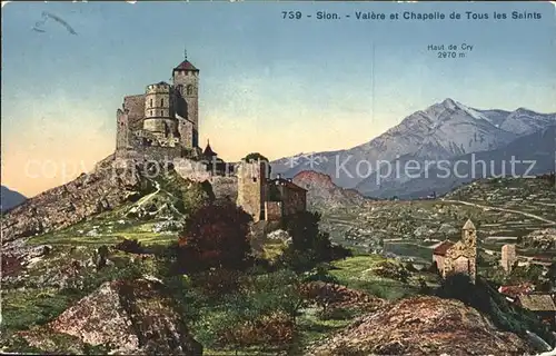 Sion VS Basilique de Valere et Chapelle de Tous les Saints Kat. Sion