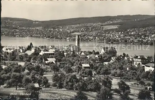 Thalwil Panorama Zuerichsee Kat. Thalwil