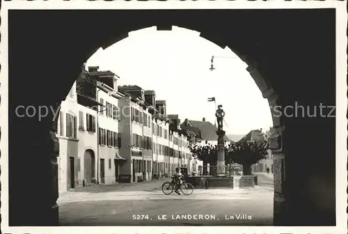 Le Landeron La Ville Fontaine Kat. Le Landeron