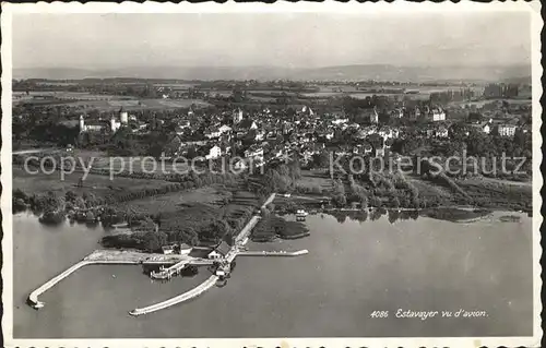 Estavayer le Lac Vue aerienne Kat. Estavayer le Lac