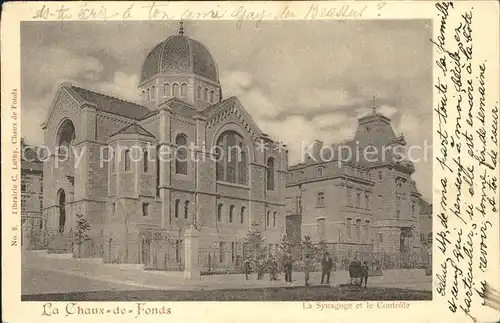 La Chaux de Fonds Synagoge et le Controle Kat. La Chaux de Fonds