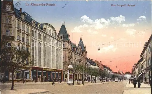 La Chaux de Fonds Rue Leopold Robert Kat. La Chaux de Fonds