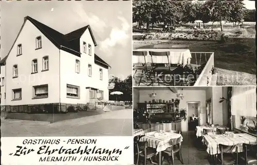 Mermuth Gasthaus Pension Zur Ehrbachklamm Kat. Mermuth
