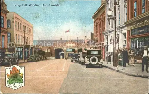 Windsor Ontario Ferry Hill Kat. Windsor