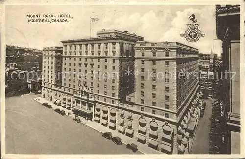 Montreal Quebec Mount Royal Hotel Kat. Montreal