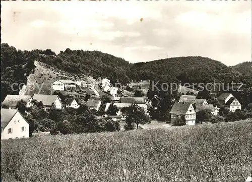 Indelhausen im Lautertal Gasthaus Pension Hirsch Kat. Hayingen