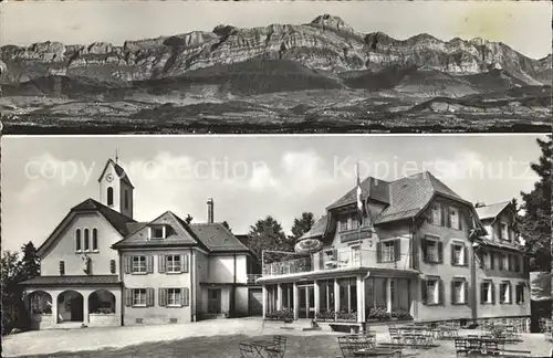 Gaehwil St Iddaburg Alte Toggenburg Alpenpanorama Kat. Gaehwil