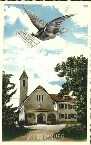 Gaehwil St Iddaburg Wallfahrtskirche Briefschwalbe Alte Toggenburg Kat. Gaehwil