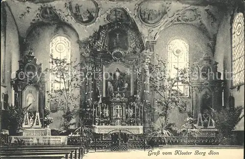 Uetliburg SG Inneres Klosterkirche Altar Kloster Berg Sion Kat. Uetliburg