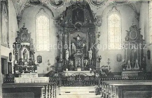 Uetliburg SG Inneres Klosterkirche Altar Kloster Berg Sion Kat. Uetliburg